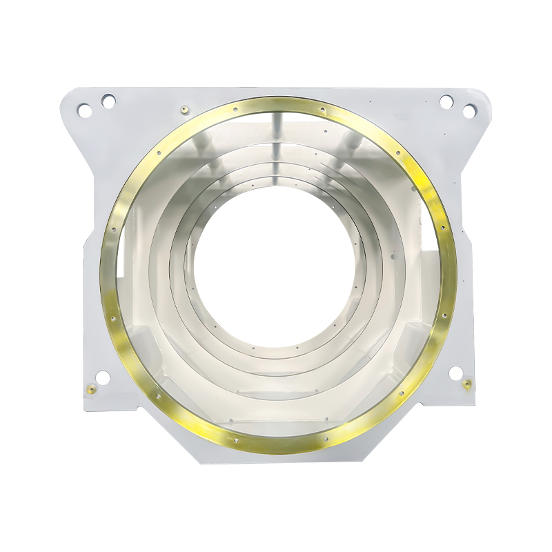 Bastidor de motor cilíndrico de base cuadrada