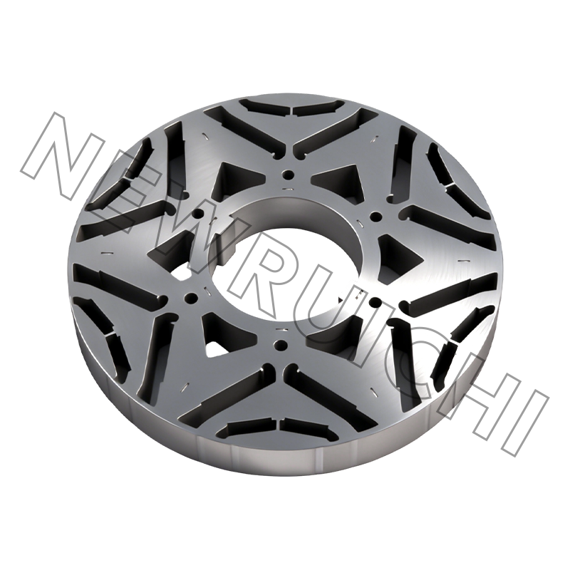 Núcleo laminado entrelazado